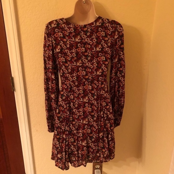 Hollister flowered print lined dress, S - Picture 5 of 10